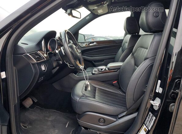 4JGDF6EE0HA887964 2017 MERCEDES-BENZ GLS Черный Вид салона спереди