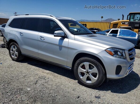 4JGDF6EE0JB141837 2018 MERCEDES-BENZ GLS Серебряный Передняя правая четверть