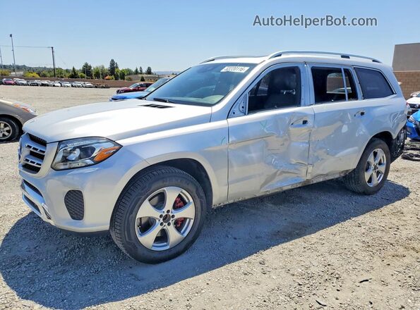 4JGDF6EE0JB141837 2018 MERCEDES-BENZ GLS Серебряный Передняя левая четверть