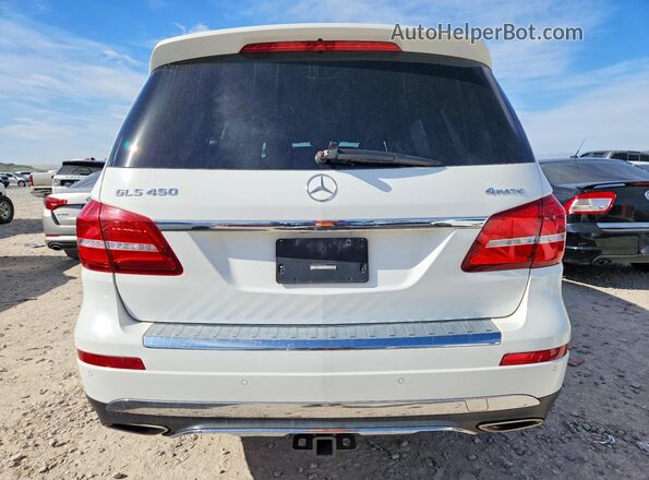 4JGDF6EE0KB226100 2019 MERCEDES-BENZ GLS White Widok z tyłu