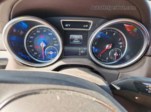 4JGDF6EE0KB226100 2019 MERCEDES-BENZ GLS White Widok zestawu wskaźników