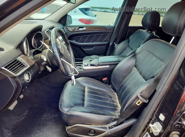 4JGDF6EE1GA620427 2016 MERCEDES-BENZ GL-CLASS Черный Вид салона спереди