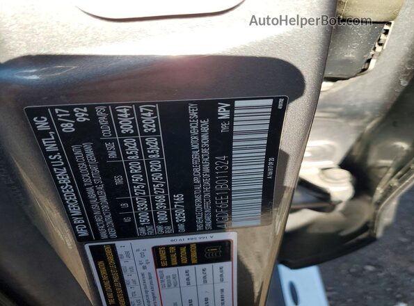 4JGDF6EE1JB011324 2018 MERCEDES-BENZ GLS Серый Вид подкапотного пространства