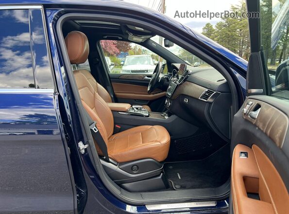 4JGDF6EE1KB235193 2019 MERCEDES-BENZ GLS Blue Вид спереду