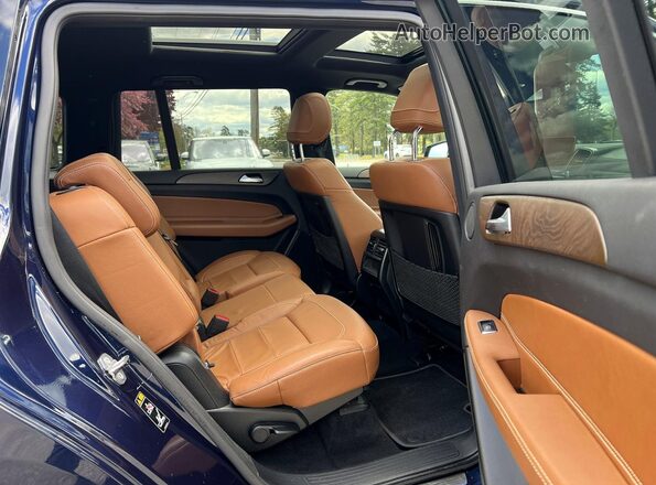 4JGDF6EE1KB235193 2019 MERCEDES-BENZ GLS Blue Вид ззаду