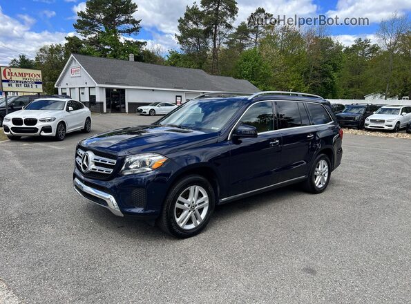 4JGDF6EE1KB235193 2019 MERCEDES-BENZ GLS Blue Задня ліва чверть