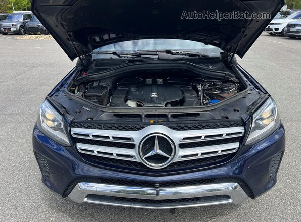 4JGDF6EE1KB235193 2019 MERCEDES-BENZ GLS Blue Вид панелі приладів