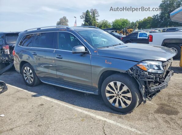 4JGDF6EE2JB173611 2018 MERCEDES-BENZ GLS Серый Передняя правая четверть