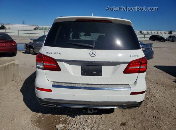 4JGDF6EE3HA741638 2017 MERCEDES-BENZ GLS White Вид ззаду
