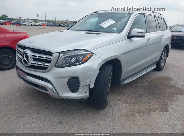 4JGDF6EE3HA787941 2017 MERCEDES-BENZ GLS 450 Silver Առջևի ձախ երեք քառորդ տեսարան