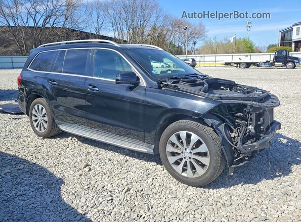 4JGDF6EE3HA860435 2017 MERCEDES-BENZ GLS Черный Передняя правая четверть