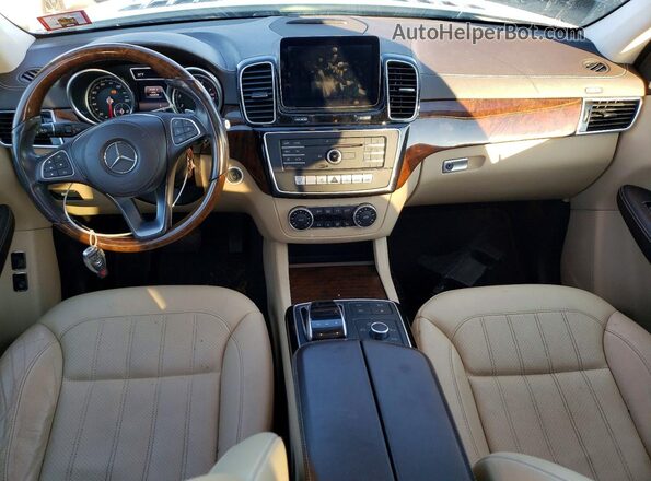 4JGDF6EE3HA875405 2017 MERCEDES-BENZ GLS White Вид панелі приладів