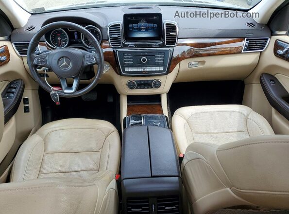 4JGDF6EE4HA822549 2017 MERCEDES-BENZ GLS Черный Вид панели приборов