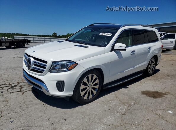 4JGDF6EE6HA848456 2017 MERCEDES-BENZ GLS White წინა მარცხენა ხედი სამი მეოთხედიდან