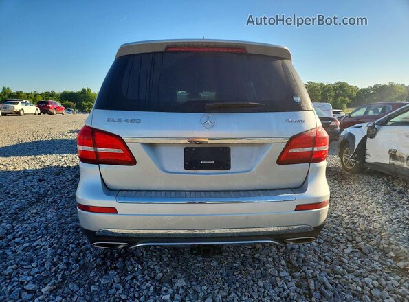 4JGDF6EE6JB119356 2018 MERCEDES-BENZ GLS Серебряный Вид сзади