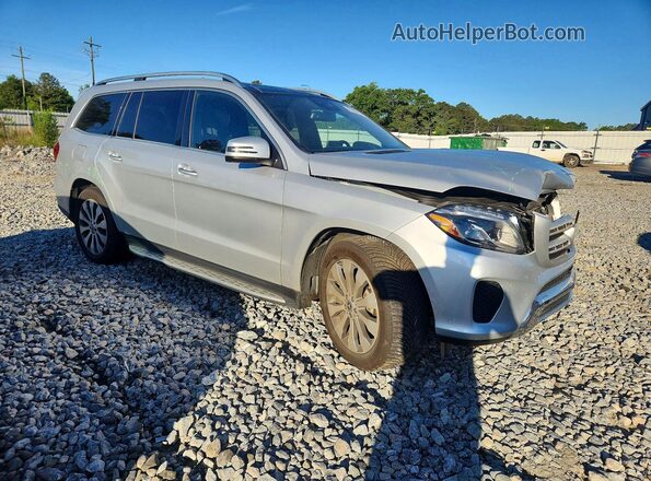 4JGDF6EE6JB119356 2018 MERCEDES-BENZ GLS Серебряный Передняя правая четверть