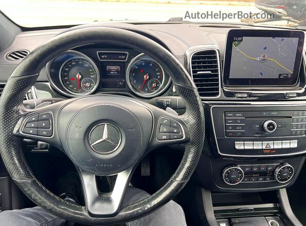 4JGDF6EE6KB226666 2019 MERCEDES-BENZ GLS Белый Вид салона спереди