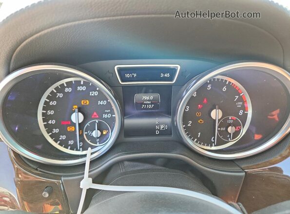 4JGDF6EE7GA699165 2016 MERCEDES-BENZ GL-CLASS Серебряный Вид щитка приборов