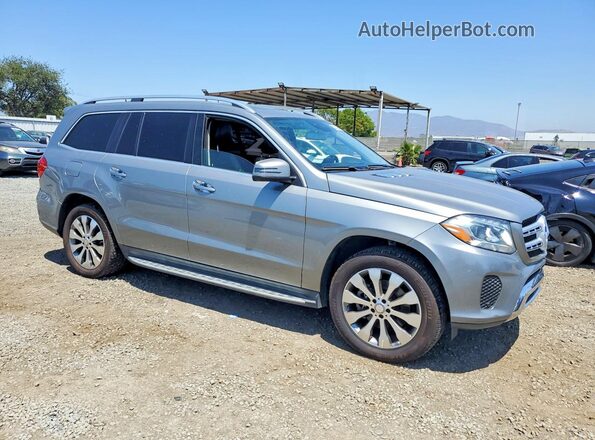 4JGDF6EE7HA762878 2017 MERCEDES-BENZ GLS Gray Przód prawy