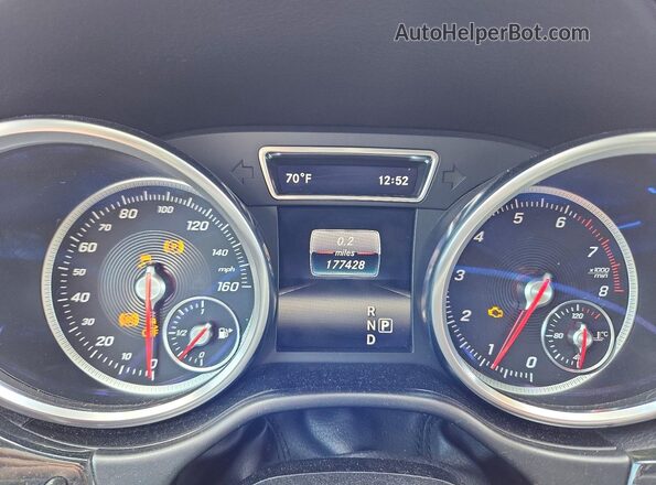 4JGDF6EE7HA762878 2017 MERCEDES-BENZ GLS Gray Widok zestawu wskaźników