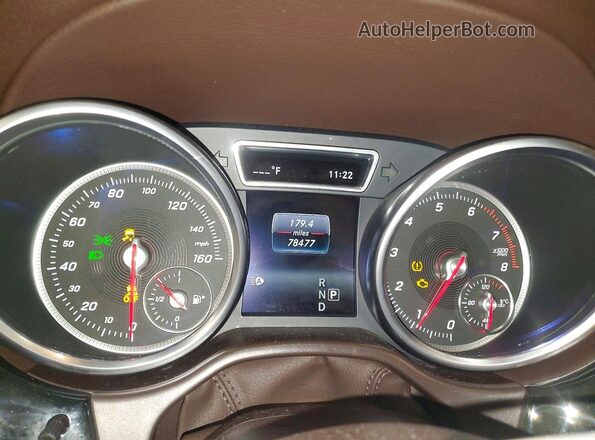 4JGDF6EE7HA812565 2017 MERCEDES-BENZ GLS Black Instrument cluster view