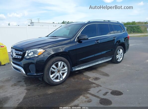 4JGDF6EE7HA818012 2017 MERCEDES-BENZ GLS 450 Black წინა მარცხენა ხედი სამი მეოთხედიდან