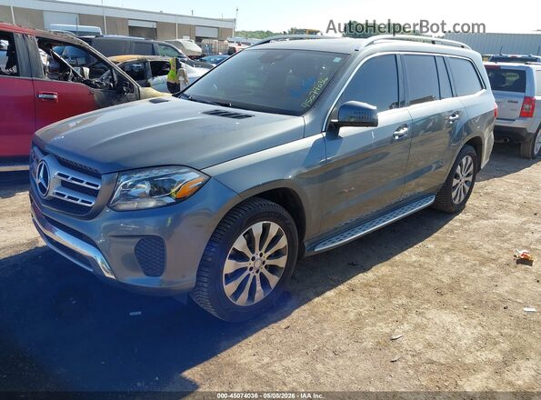 4JGDF6EE7HA893826 2017 MERCEDES-BENZ GLS 450 Gray წინა მარცხენა ხედი სამი მეოთხედიდან