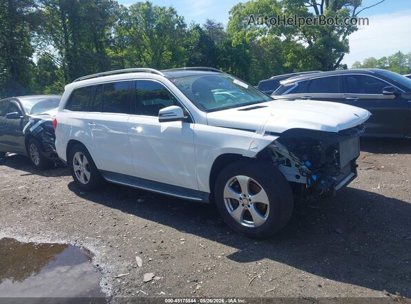 4JGDF6EE8HA759732 2017 MERCEDES-BENZ GLS 450 White წინა მარჯვენა