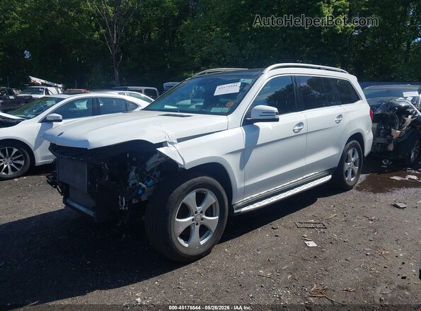 4JGDF6EE8HA759732 2017 MERCEDES-BENZ GLS 450 White წინა მარცხენა ხედი სამი მეოთხედიდან