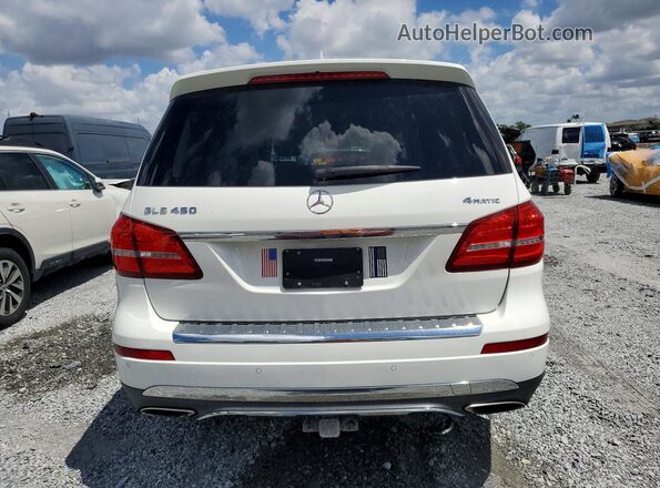 4JGDF6EE8HA861645 2017 MERCEDES-BENZ GLS White Widok z tyłu