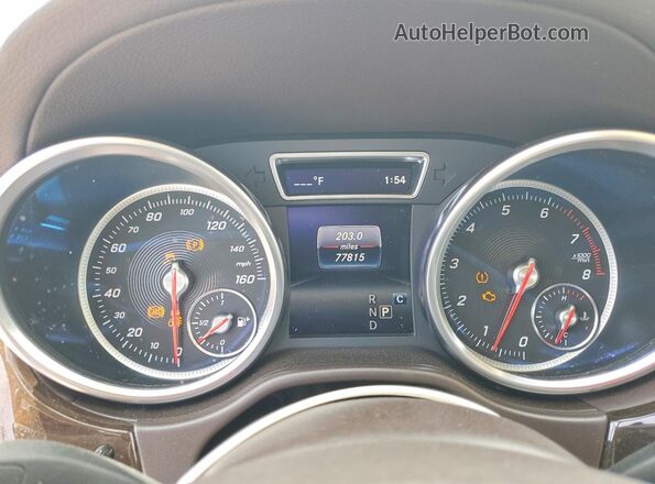 4JGDF6EE8JB026726 2018 MERCEDES-BENZ GLS Белый Вид щитка приборов