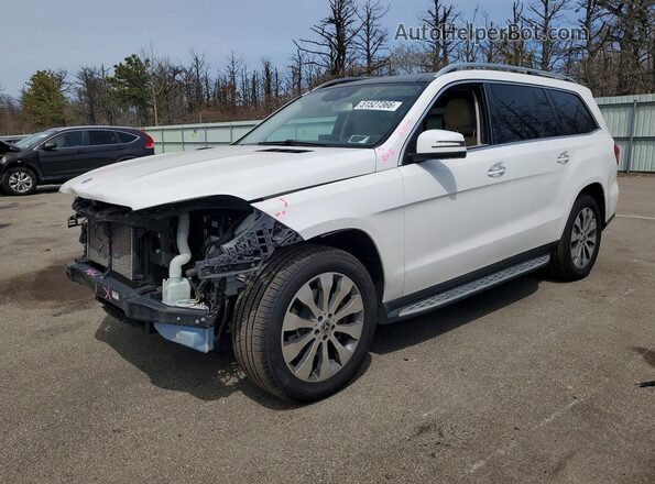 4JGDF6EE8JB026726 2018 MERCEDES-BENZ GLS Белый Передняя левая четверть