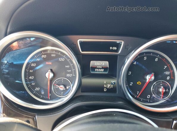 4JGDF6EE8JB028444 2018 MERCEDES-BENZ GLS Черный Вид щитка приборов