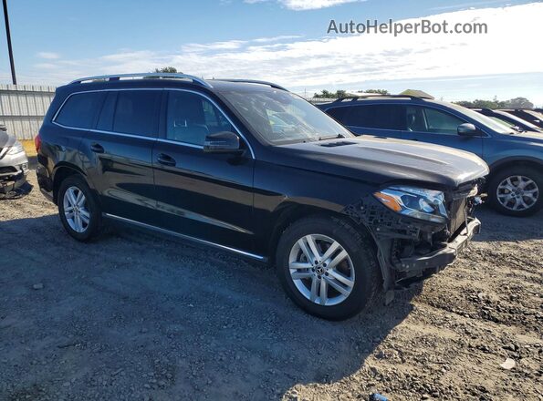 4JGDF6EE8JB028444 2018 MERCEDES-BENZ GLS Черный Передняя правая четверть