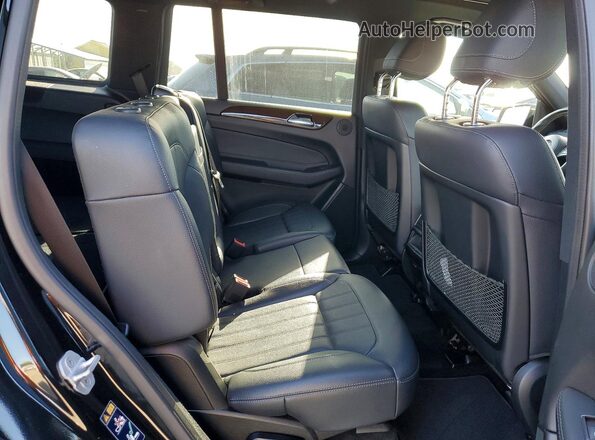 4JGDF6EE8JB028444 2018 MERCEDES-BENZ GLS Черный Вид задней части салона