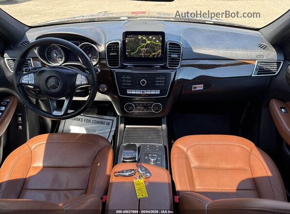 4JGDF6EE9HA776474 2017 MERCEDES-BENZ GLS 450 Black Դիմացի տեսք
