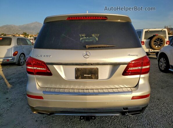 4JGDF6EE9HA872704 2017 MERCEDES-BENZ GLS Silver Widok z tyłu