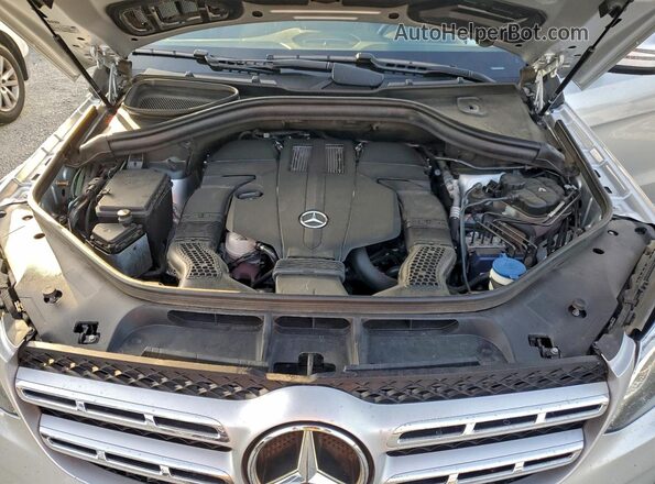 4JGDF6EE9HA872704 2017 MERCEDES-BENZ GLS Silver Widok komory silnika