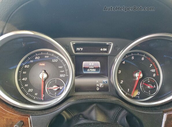 4JGDF6EE9HA872704 2017 MERCEDES-BENZ GLS Silver Widok zestawu wskaźników