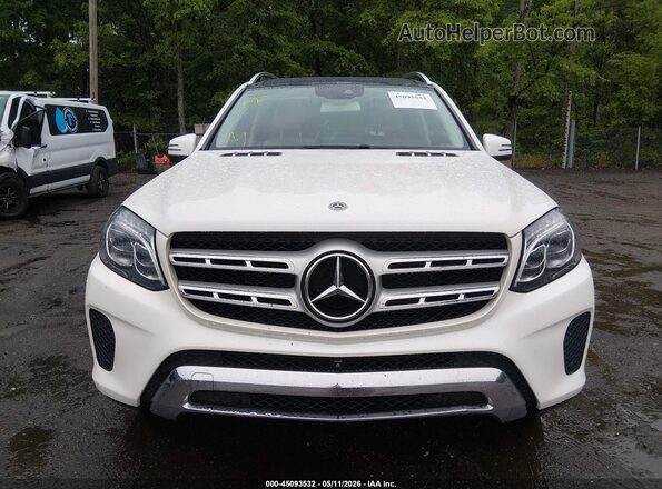 4JGDF6EE9JB030316 2018 MERCEDES-BENZ GLS 450 White Widok zestawu wskaźników