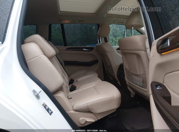 4JGDF6EE9JB030316 2018 MERCEDES-BENZ GLS 450 White Widok naklejki z numerem VIN