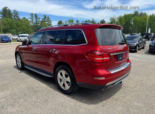 4JGDF6EEXHA775382 2017 MERCEDES-BENZ GLS Red Tył prawy