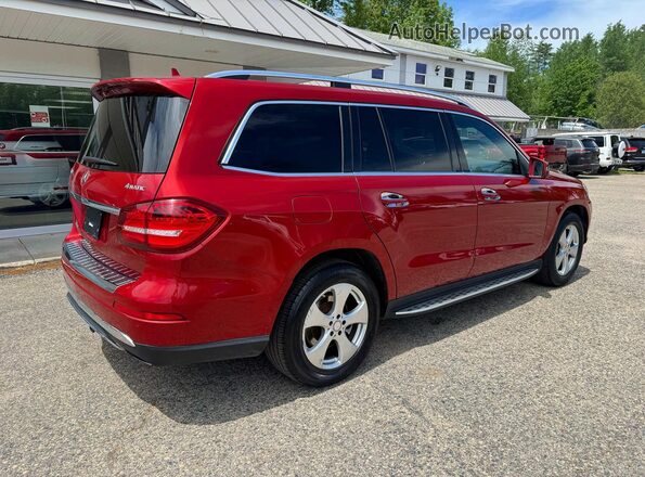4JGDF6EEXHA775382 2017 MERCEDES-BENZ GLS Red Przód prawy