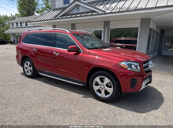 4JGDF6EEXHA775382 2017 MERCEDES-BENZ GLS 450 Red წინა მარჯვენა