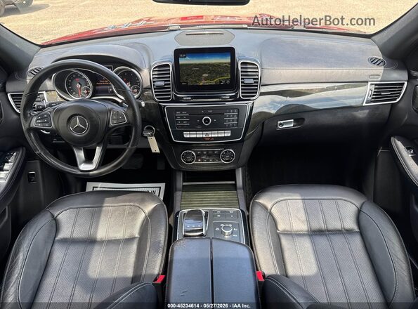4JGDF6EEXHA775382 2017 MERCEDES-BENZ GLS 450 Red წინა ხედი