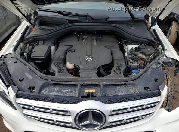 4JGDF6EEXJB024976 2018 MERCEDES-BENZ GLS White Widok komory silnika