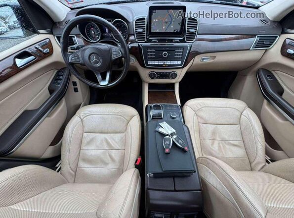 4JGDF7DE1JB117151 2018 MERCEDES-BENZ GLS Blue Սարքավորումների վահանակի տեսք
