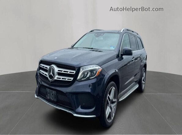 4JGDF7DE1JB117151 2018 MERCEDES-BENZ GLS Blue Հետևի ձախ