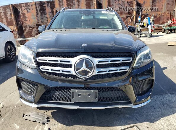 4JGDF7DE3HA752100 2017 MERCEDES-BENZ GLS Черный Вид спереди