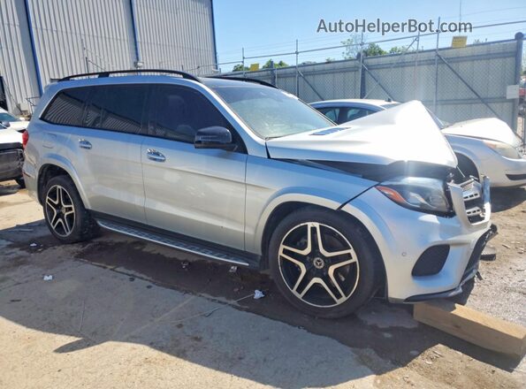 4JGDF7DE3JB151365 2018 MERCEDES-BENZ GLS Silver Передня права чверть